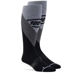 100% Hi Side MX Black Socks