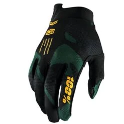 100% ITrack Kids Sentinel Black Motocross Gloves