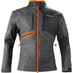 Acerbis Enduro One Jacket - Black Fluo Orange
