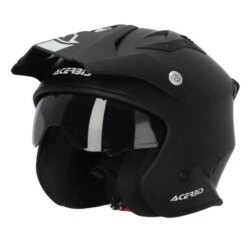 Acerbis Jet Aria Black Black Trials Helmet