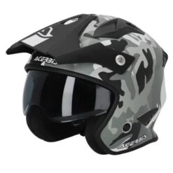 Acerbis Jet Aria Camo Brown Trials Helmet