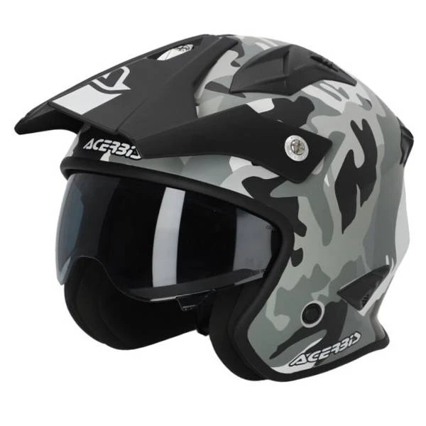 Acerbis Jet Aria Camo Brown Trials Helmet