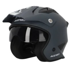 Acerbis Jet Aria Dark Grey Trials Helmet