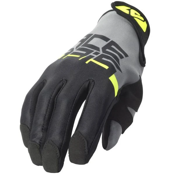 Acerbis Neoprene 3.0 Black Flou Yellow Motocross Gloves
