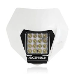 Acerbis White VSL LED Headlight Universal Fit