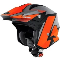 Airoh TRR S Pure Trials Helmet - Orange Matt