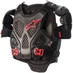 Alpinestars A6 Black Anthracite Red Chest Protector
