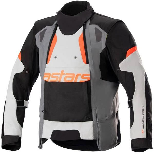 Alpinestars Halo Drystar Dark Grey Ice Grey Black Enduro Jacket