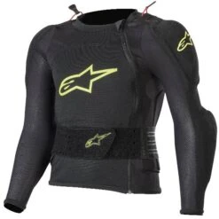 Alpinestars Kids Bionic Plus Black Fluo Yellow Protection Jacket