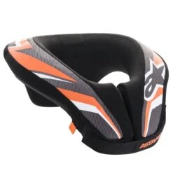 Alpinestars Kids Black Anthracite Orange Neck Roll