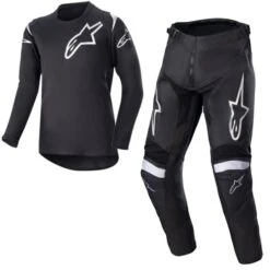 Alpinestars Kids Racer Graphite Black Reflective Black Kit Combo
