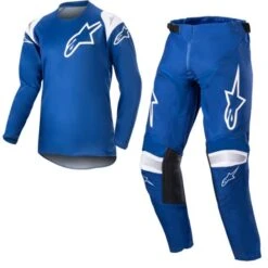Alpinestars Kids Racer Narin Blue Ray White Kit Combo