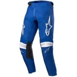 Alpinestars Kids Racer Narin Blue Ray White Pants
