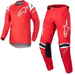 Alpinestars Kids Racer Narin Mars Red White Kit Combo