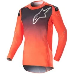 Alpinestars SuperTech Risen Hot Orange Black Jersey