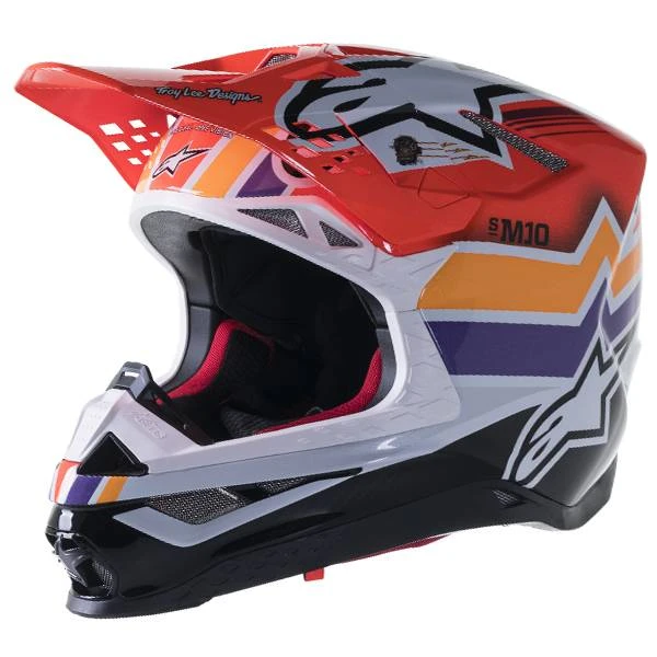 Alpinestars Supertech SM10 TLD Edition 23 Firestarter Red Helmet