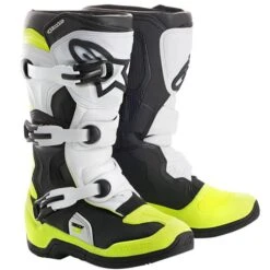 Alpinestars Youth Boots Tech 3S - Black White Flo Yellow