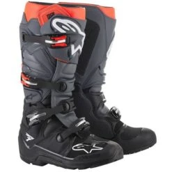 Alpinestars Tech 7 Black Grey Red Fluo Enduro Boots