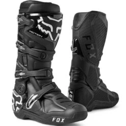 Fox Racing Black Motion Motocross Boots