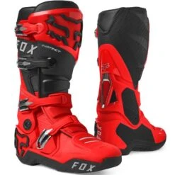 Fox Racing Fluo Red Instinct 2.0 Motocross Boots