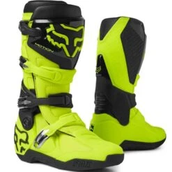Fox Racing Fluo Yellow Motion Motocross Boots