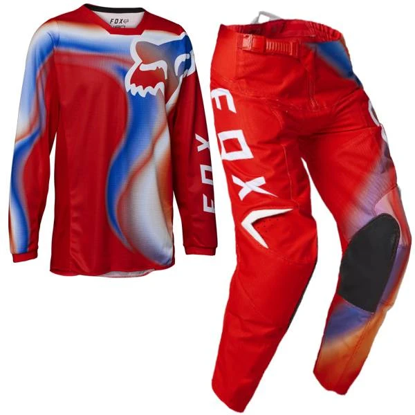Fox Racing Kids 180 Toxsyk Flo Red Kit Combo