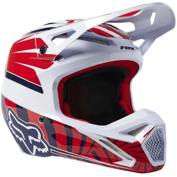 Fox Racing Kids V1 Carmichael GOAT LE Red Helmet