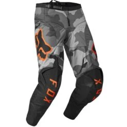 Fox Racing Youth 180 BNKR Grey Camo Pants