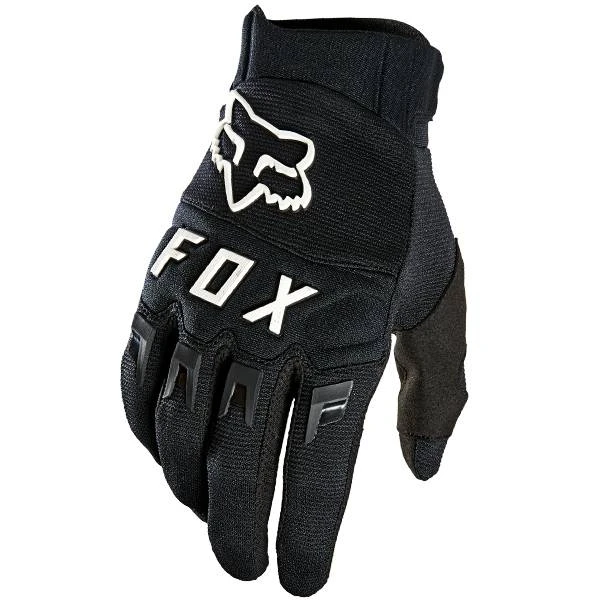 Fox Racing Youth Dirtpaw Black White Gloves