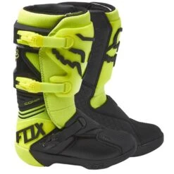 Fox Racing Youth Flou Yellow Comp Motocross Boots
