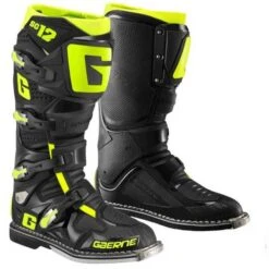 Gaerne SG12 Black Yellow Flou Motocross Boots