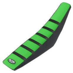 Guts Racing Kawasaki Green Black Rib Seat Cover