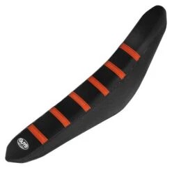 Guts Racing KTM Black Orange Rib Seat Cover