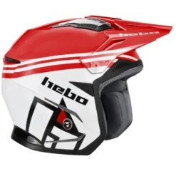 Hebo Zone 5 Line White Red Trials Helmet
