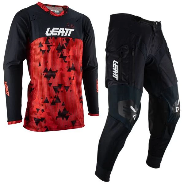 Leatt 4.5 Moto Red Enduro Kit Combo