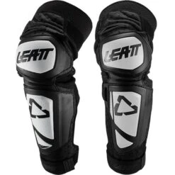 Leatt Junior EXT White Black Knee Shin Guards
