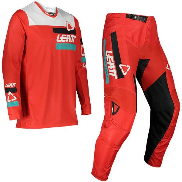 Leatt Kids Ride 3.5 Red Motocross Kit Combo