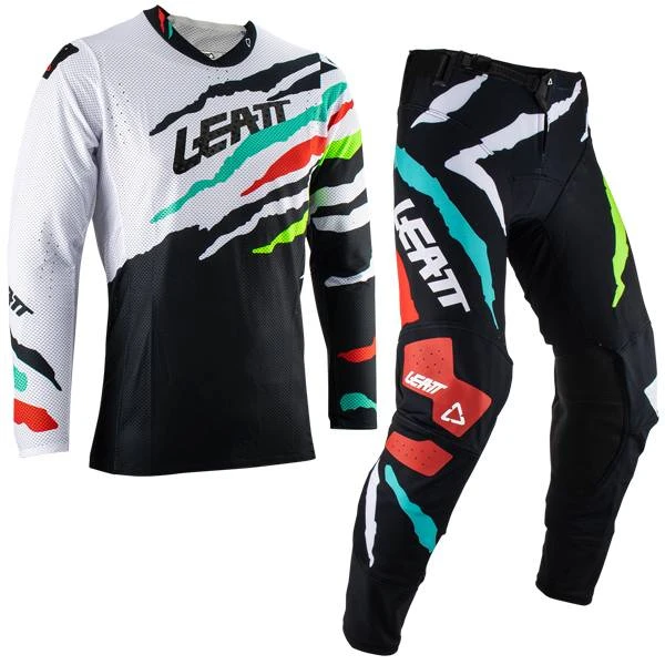 Leatt Moto 5.5 Ultraweld Tiger Motocross Kit Combo