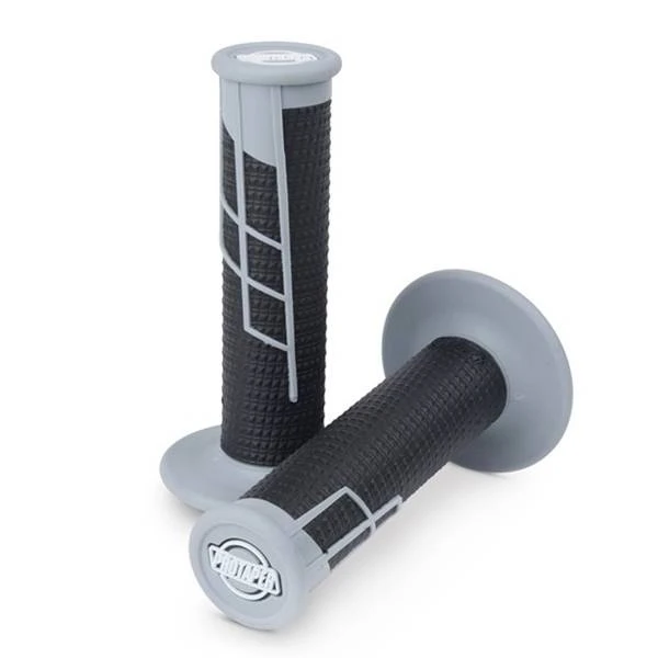 Pro Taper Clamp On Half Waffle Grey Black Grips