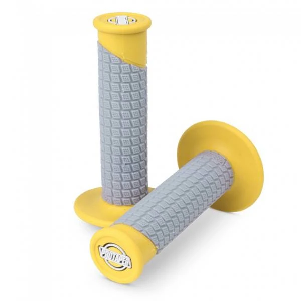 Pro Taper Clamp On Yellow Grey Pillow Top Grips
