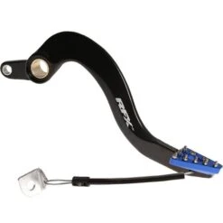 RFX Pro Rear Brake Pedal With Solid Tip - Husqvarna Black Blue