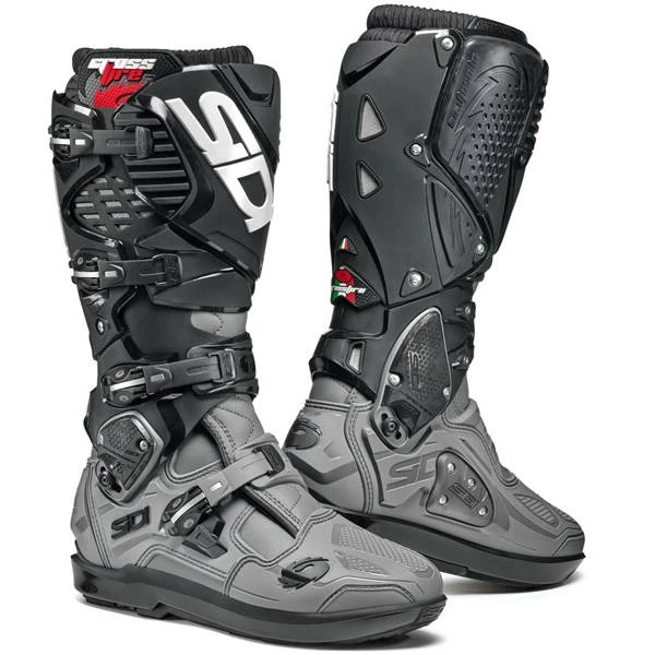 Sidi Crossfire 3 SRS Grey Black Motocross Boots