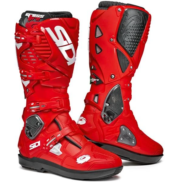 Sidi Crossfire 3 SRS Red Motocross Boots