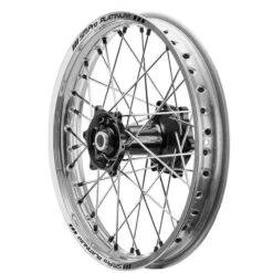 SM Pro Platinum Motocross Rear Wheel - KTM Black Silver Black