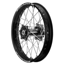 SM Pro Platinum Motocross Rear Wheel - Yamaha Black Black Black