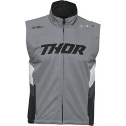 Thor Grey Black Warm Up Motocross Vest