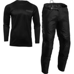 Thor Kids Sector Minimal Black Kit Combo