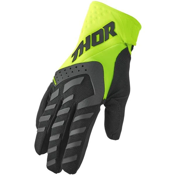 Thor Kids Spectrum Acid Black Gloves