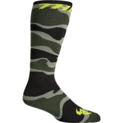 Thor MX Camo Green White Boot Socks