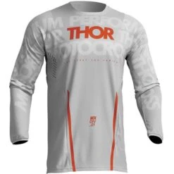 Thor Pulse Mono Grey Orange Jersey